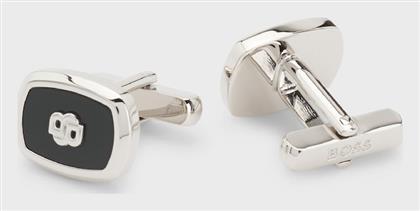 Boss Μανικετόκουμπα από Ατσάλι σε Μαύρο Χρώμα