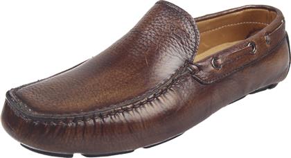 Boss Shoes Q5783 Δερμάτινα Ανδρικά Μοκασίνια σε Ταμπά Χρώμα από το Fratellipetridi
