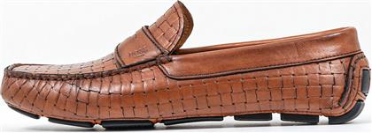 Boss Shoes Q5784 Δερμάτινα Ανδρικά Μοκασίνια σε Ταμπά Χρώμα από το Fratellipetridi