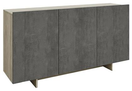 Μπουφές από Ξύλο Intro Sonoma / Cement Σκούρο 150x40x79cm