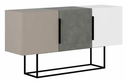 Μπουφές Estella Ξύλινος Antique - Μόκα - Λευκό 150x42x79.5cm