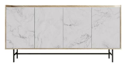 Μπουφές Helena Ξύλινος Λευκός / Sonoma 161x39x80cm από το Agiovlasitishome