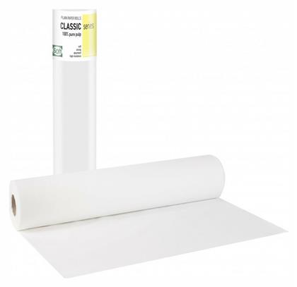 Bournas Medicals Εξεταστικό Ρολό Χάρτινο Classic Standard 58εκ. x 50μ. Λευκό