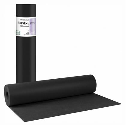 Bournas Medicals Εξεταστικό Ρολό Non Woven Supreme Plus 58cm x 70m Μαύρο