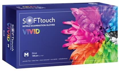 Bournas Medicals Touch Vivid Γάντια Νιτριλίου Χωρίς Πούδρα