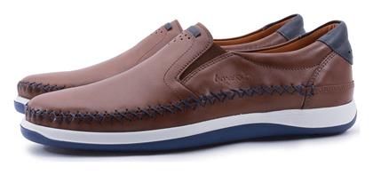 Boxer Δερμάτινα Ανδρικά Loafers σε Ταμπά Χρώμα από το CasualShoes