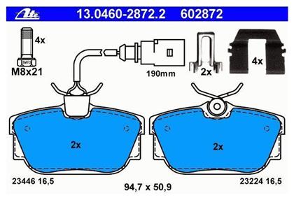Brake Pads Ford Galaxy Wgr Ate 13046028722