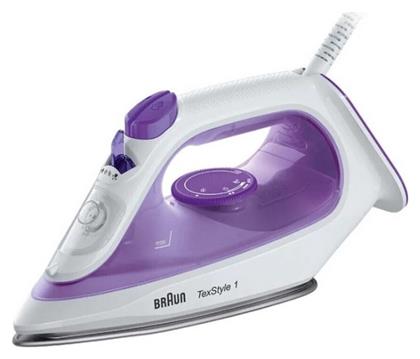 Braun TexStyle 1 SI 1080 Violet SI1080VI 2000W με Συνεχόμενη Παροχή Ατμού 25gr/min