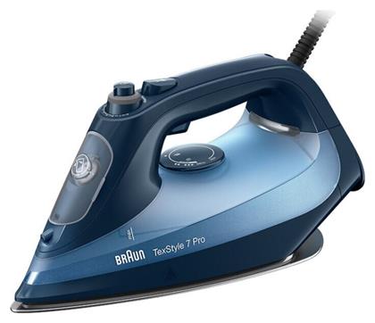 Braun Texstyle 7 Pro SI 7160 SI7160BL 3000W με Συνεχόμενη Παροχή Ατμού 50gr/min