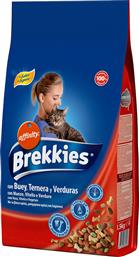 Affinity Brekkies Ξηρά Τροφή για Ενήλικες Γάτες με Βοδινό / Λαχανικά / Μοσχάρι 15kg