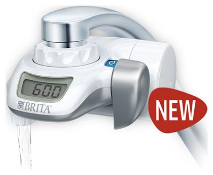 Brita Φίλτρο Νερού Βρύσης Λευκό Κοκκώδης Ενεργός Άνθρακας / Μεμβράνες Κοίλων Ινών 1 μm