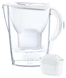 Brita Marella Κανάτα Σερβιρίσματος Πλαστική White με 3 Ανταλλακτικά Φίλτρα Maxtra+ 2400ml