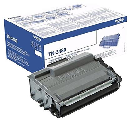 Brother TN-3480 Γνήσιο Toner Laser Εκτυπωτή Μαύρο High Yield 8000 Σελίδων (TN-3480)