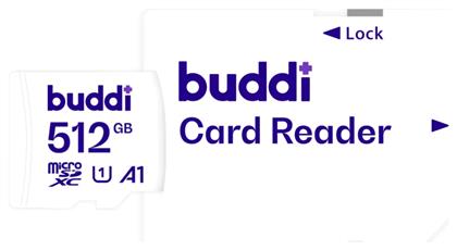 Buddi microSDXC 512GB Class 4 U1 A1