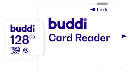 Buddi SDXC 128GB Class 10 με αντάπτορα