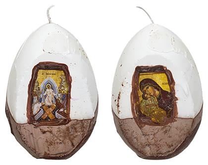 Bunny's Κερί Αυγό με Εικόνα 12cm