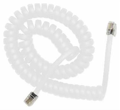 Cablexpert Σπιράλ Τηλεφωνικό Καλώδιο RJ10 4P4C 2m Λευκό (TC4P4CS-2M-W)