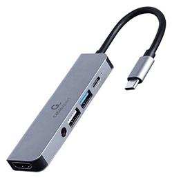 Cablexpert USB-C Docking Station με HDMI 4K PD (A-CM-COMBO5-02) από το e-shop