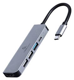Cablexpert USB-C Docking Station με HDMI 4K PD (A-CM-COMBO5-03)
