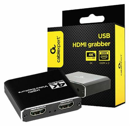 Cablexpert USB HDMI grabber, 4K, pass-through HDMI