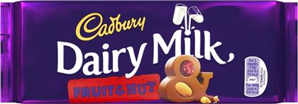 Cadbury Dairy Milk Σοκολάτα Γάλακτος Fruit & Nut 110gr Κωδικός: 22585575 από το e-Fresh