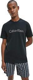 Calvin Klein Καλοκαιρινή Καρό Ανδρική Πιτζάμα Βαμβακερή Μαύρη από το Modivo