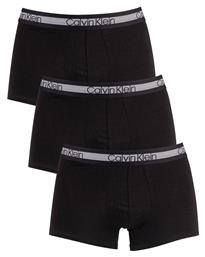 Calvin Klein Ανδρικά Boxer Μαύρα Μονόχρωμα 3Pack