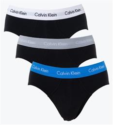 Calvin Klein Ανδρικά Σλιπ Μαύρα Μονόχρωμα 3Pack