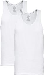 Calvin Klein Ανδρικές Φανέλες Αμάνικες σε Λευκό Χρώμα 2Pack