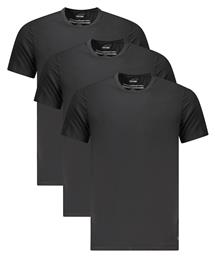 Calvin Klein Ανδρικές Φανέλες Κοντομάνικες σε Μαύρο Χρώμα 3Pack