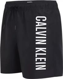 Calvin Klein Ανδρικό Μαγιό Βερμούδα Μαύρη με Σχέδια
