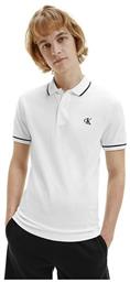 Calvin Klein Ανδρικό T-shirt Polo Λευκό