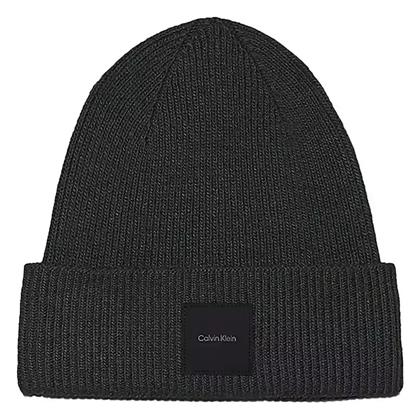 Calvin Klein Beanie Ανδρικός Σκούφος με Rib Πλέξη MIDNIGHT FOREST