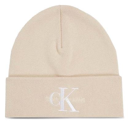 Calvin Klein Beanie Γυναικείος Σκούφος Πλεκτός σε Λευκό χρώμα από το ProjectShops