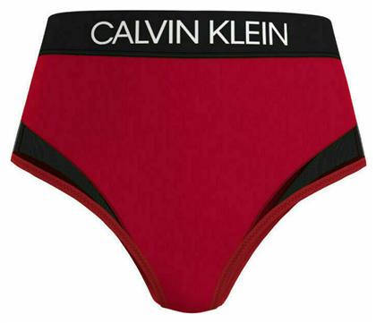 Calvin Klein Bikini Ψηλόμεσο Κόκκινο