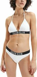 Calvin Klein Bikini Τριγωνάκι με Ενίσχυση Λευκό από το Cosmos Sport