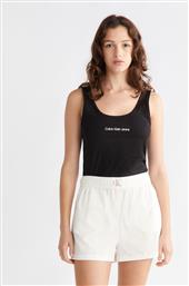 Calvin Klein Docker Αμάνικη Γυναικεία Μπλούζα Καλοκαιρινή Μαύρη