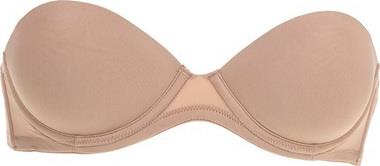 Calvin Klein Μπεζ Strapless Σουτιέν Push Up από το Factory Outlet