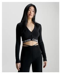 Calvin Klein Γυναικεία Πλεκτή Ζακέτα σε Μαύρο Χρώμα από το Modivo