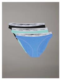 Calvin Klein Γυναικεία Slip 3Pack Μπλε