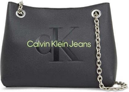 Calvin Klein Γυναικεία Τσάντα Ώμου Πράσινη
