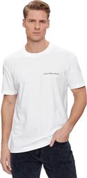 Calvin Klein Institutional Ανδρικό T-shirt Κοντομάνικο Λευκό από το Modivo