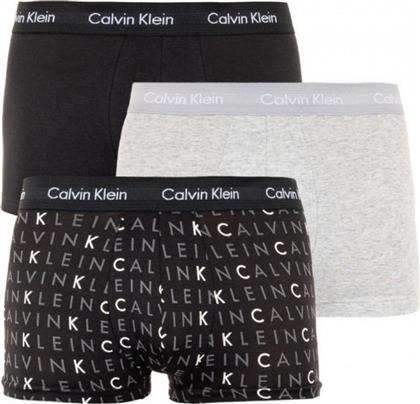 Calvin Klein Low Rise Trunk Ανδρικά Μποξεράκια Μαύρο 3Pack από το Modivo