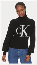 Calvin Klein Μακρυμάνικο Γυναικείο Πουλόβερ Μαύρο