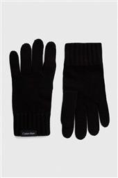 Calvin Klein Μαύρα Ανδρικά Πλεκτά Γάντια