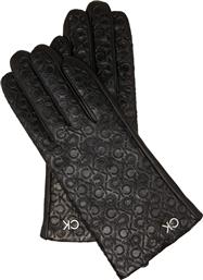Calvin Klein Μαύρα Γυναικεία Δερμάτινα Γάντια από το Epapoutsia