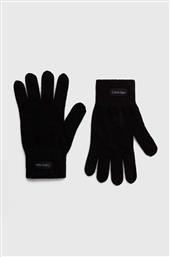 Calvin Klein Μαύρα Πλεκτά Γάντια