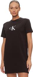 Calvin Klein Mini Αθλητικό Φόρεμα T-shirt Κοντομάνικο Μαύρο από το Modivo