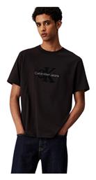 Calvin Klein Monologo Ανδρικό Αθλητικό T-shirt Κοντομάνικο Black