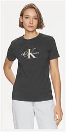 Calvin Klein Monologo Γυναικείο T-shirt Μαύρο από το Modivo